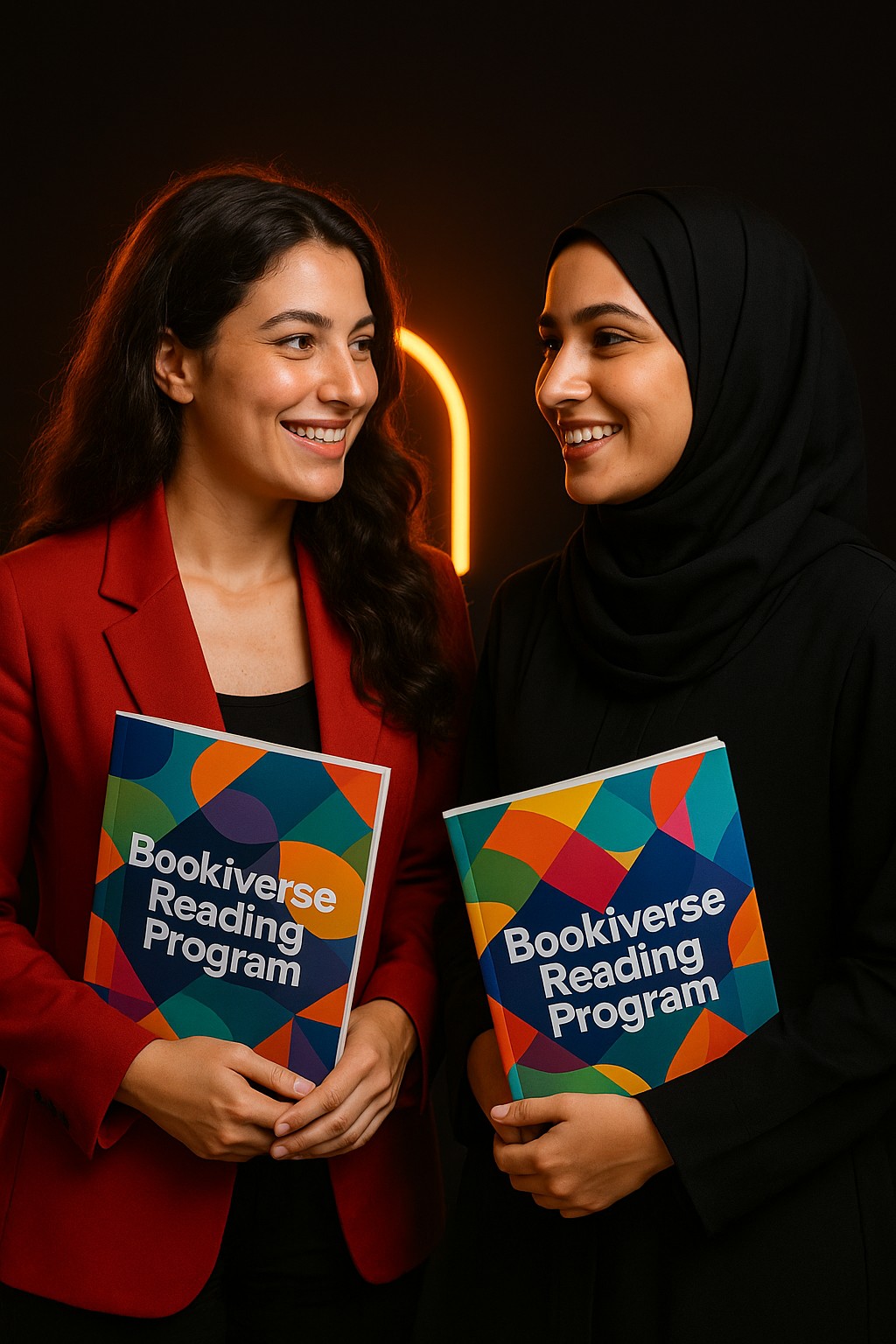 A collage of colorful book covers from the reading program