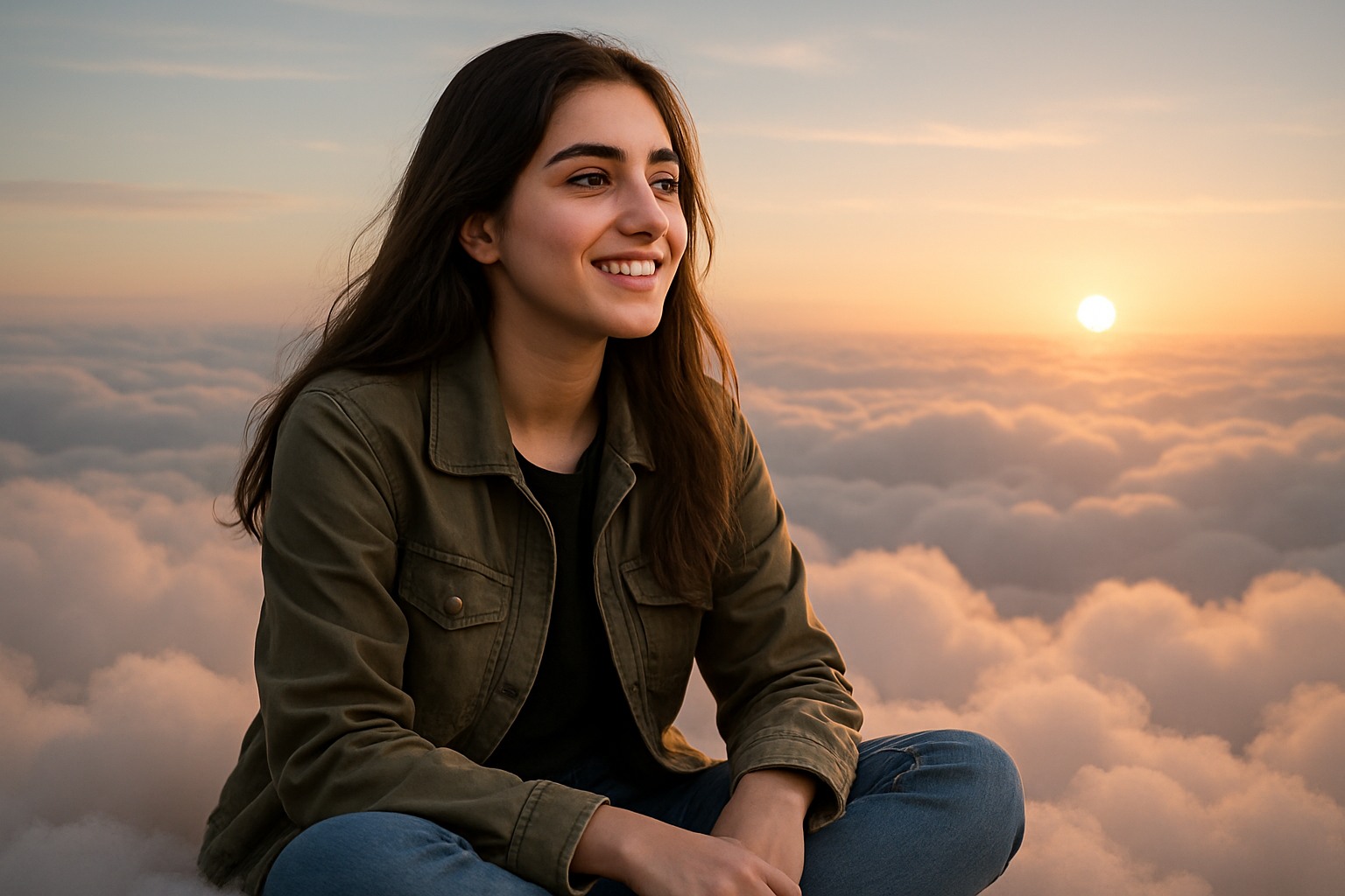 A young muslim girl enjoying reading a book from the Bookiverse reading program.